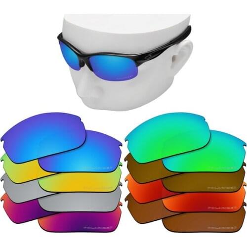 OOWLIT Anti-Scratch Replacement Lenses for-Oakley Commit SQ Etched Polarized Sunglasses
