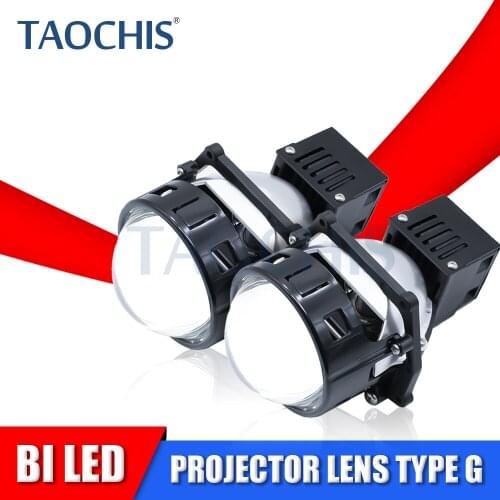 TAOCHIS HWG 3.0 Inch BI LED Projector Lens 50W 12000LM 6000k HELLA 3R High Beam Low Beam Car Light Upgrade