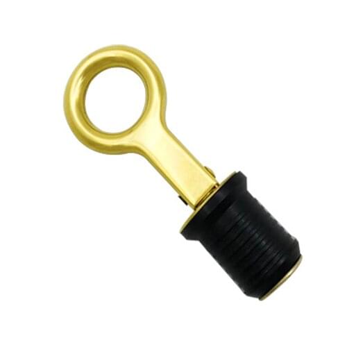 Rubber Brass Snap Tight Flip Style Hull Livewell Boat Drain Plug Boat Bilge Transom Seawall Baitwell Marine Boat Accessories