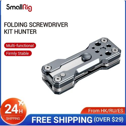 SmallRig Folding Screwdriver Kit Hunter with Screwdrivers Allen Wrenches Slotted Screwdriver And Torx T25 Driver Tools - 2495