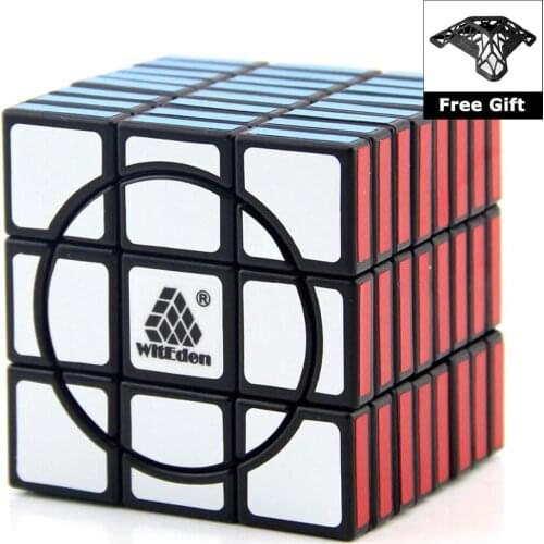 WitEden 3x3x8 Cube Magic Cubing Speed Puzzle Game 338 Cube Educational Toys with Bracket