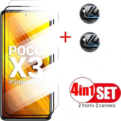 Protector glass For Xiaomi Poco X3 NFC Back Camera lens glass on Redmi Note 10 Pro 9 9s 9Pro 9t Screen protective Poco X3 Pro F3