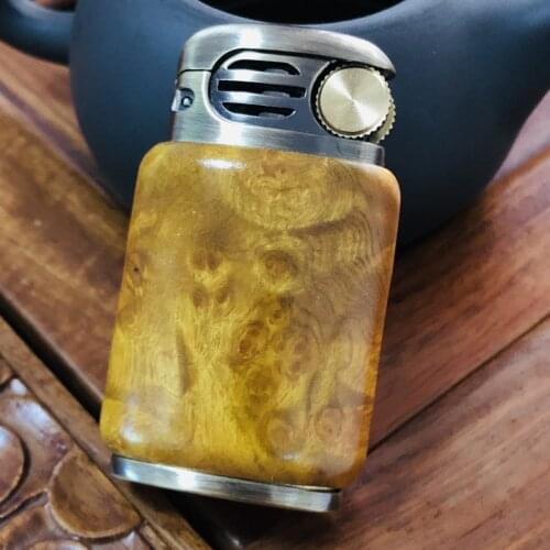 Zorro Flint Kerosene Lighter Original Wooden Lighters Smoking Accessories Refillable Cigarette Lighter Gift for Men with Box