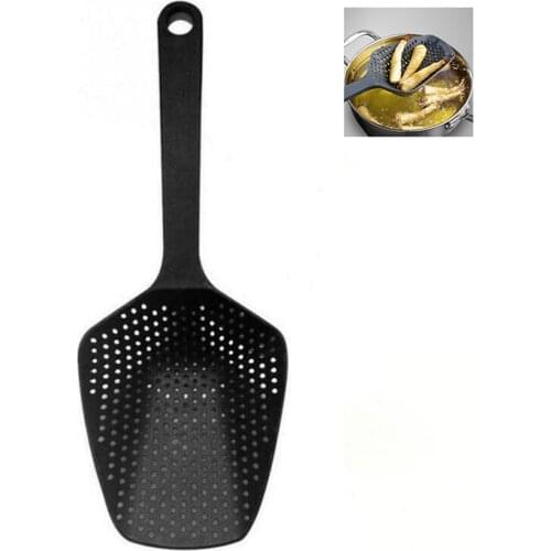1PC Food Grade Filter Cooking Scoop Kitchen Scoop Heat-resistant Vegetable Strainer Scoop Kitchen Accessories Multifunction Tool