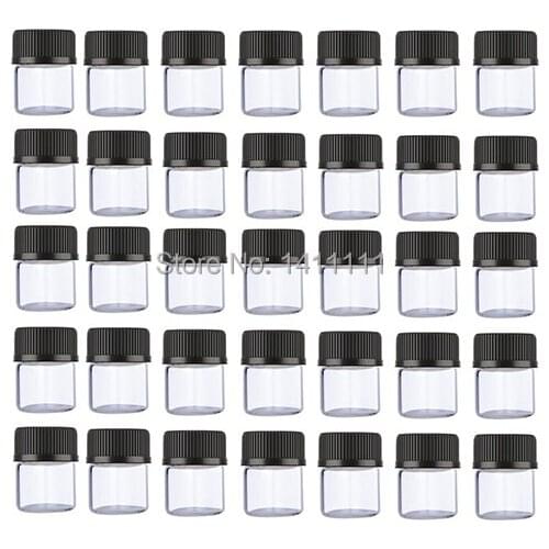 1000sets/lot Mini Clear 1ML 1/4 Dram Glass Perfume Bottle 1CC fragrant Sample Vial Small Essential Oil Bottle Wholesale Price