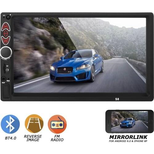 2DIN Touch Screen Auto Audio FM Reverse Camera Car Stereo MP5 Bluetooth 7" HD Touch Screen Radio Autoradio Multimedia Player