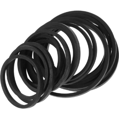 50pcs 30-40MM Universal 1.2mm width square Rubber Belt Mix Cassette Tape Machine Belt