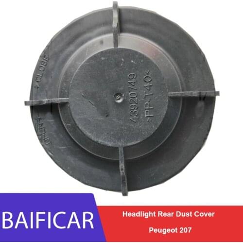 Baificar Brand New High Quality 1 PCS Headlight Rear Dust Cover T40 For Peugeot 207