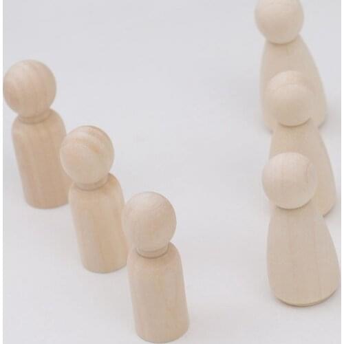 20pcs wood Peg dolls,Toymaking, Male, Man, Girls,Pawns Little People