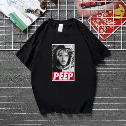 Hip hop T shirt for men Lil Peep T-shirt 2020 Summer Fashion Streetwear Camisetas Top Quality Cotton Unisex Tshirt