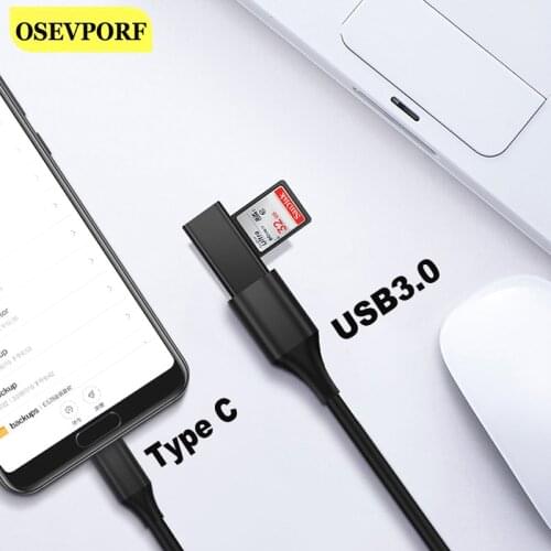 USB C OTG Cable Adapter Male to Female USB 3.0 OTG Converter for Hard Disk Computer Cellphone Type-C Splitter For Huawei Samsung