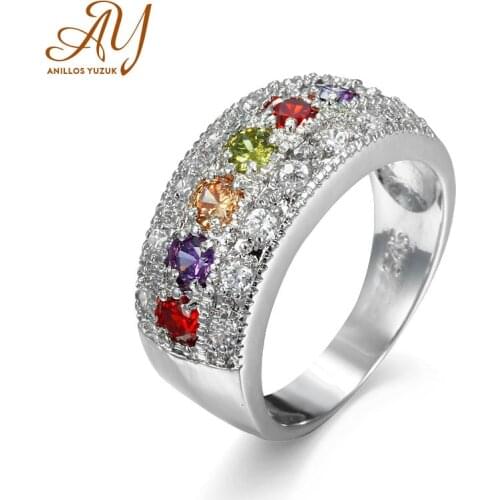 Anillos Yuzuk Silver 925 Jewelry Vintage Luxury Tourmaline Gemstone Ring 925 Sterling Silver Fine Jewelry Wedding Ring For Women