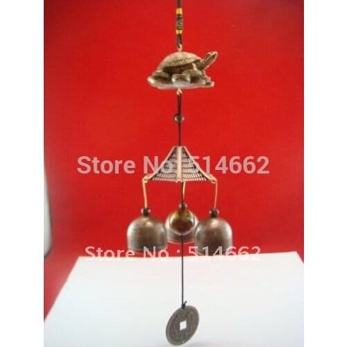Feng Shui Bell with Tortoise For Protect,Health Feng shui Tortoise Turtle Wind Chimes