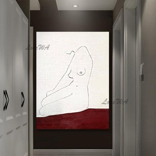 New Arrival 100% Hand-painted Modern Oil Painting Nude Pictures On Canvas Art Figure Abstract Home Decoration Wall Art Unframed