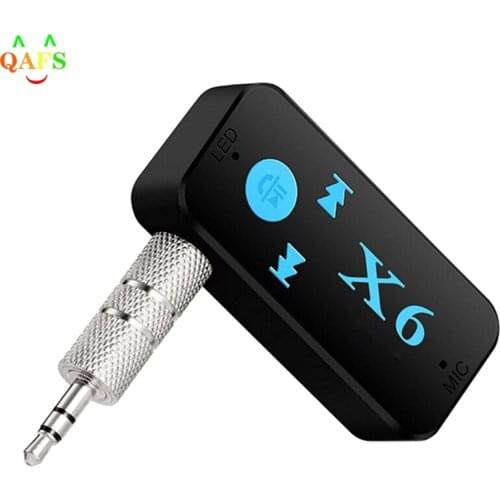 Portable 3.5mm Jack Car AUX Audio Adapter Hands-free Car Kits TF Card Play Mp3 Music Receiver Mini Wireless Bluetooth Receiver