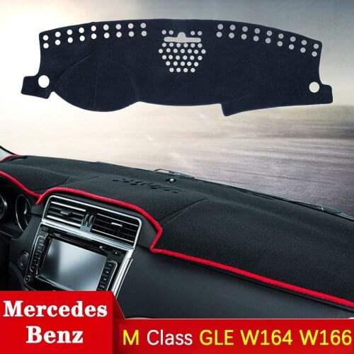 For Mercedes Benz M Class GLE W164 W166 Anti-Slip Mat Dashboard Cover Pad Sunshade Accessories ML 350 ML250 GLE250 GLE350 AMG