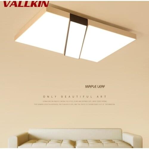 Living Room Lighting Ceiling Lights Rectangle Simple Modern Home Personality Creative LED Ceiling Lamp Restaurant Master Bedroom