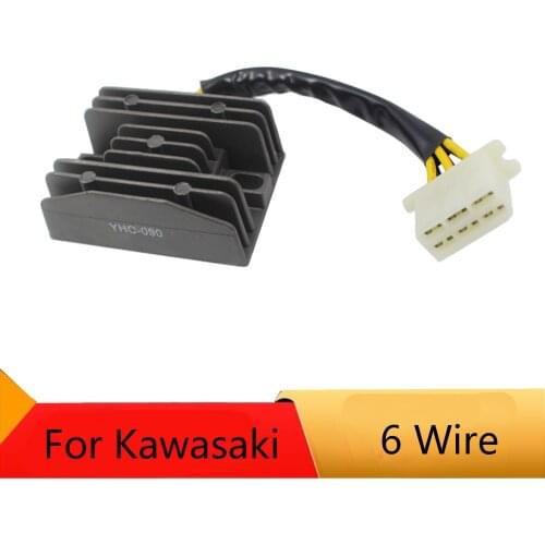 Motorcycle voltage regulator rectifier For Kawasaki EL250 EL252 EN400 EN450 EN500 EX250 EX400 EX500 ZX500 KLE400 KLE500 Z550