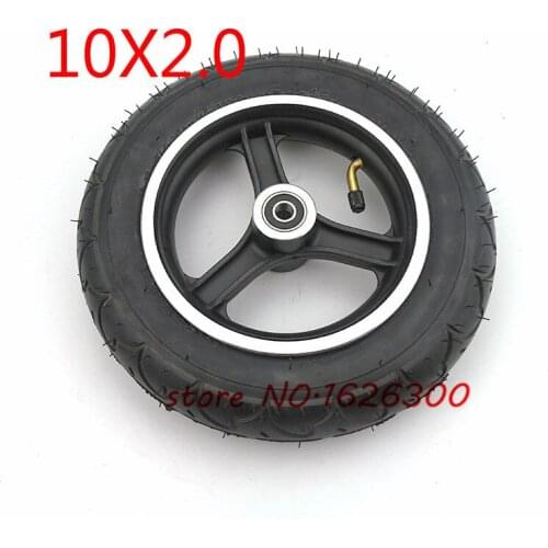 10 Inch Tyre with Inner 10x2.0 Tire and Inner Tire Wheel Rim for Electric Scooter Balancing Hoverboard Self Smart Balance Tire