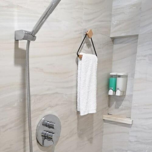 Nordic Wall Towel Rack Wooden Tissue Holder Black,golden Paper Towel Holder,boho Decor, Bathroom Accessories