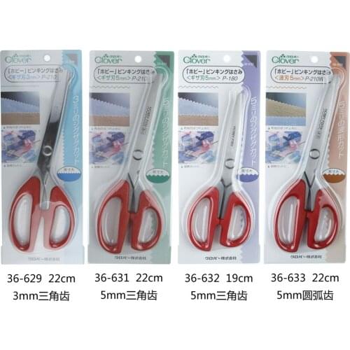 Triangle/undulating lace fabric sample scissors 36 629/631-629/631 / coke tools imported from Japan