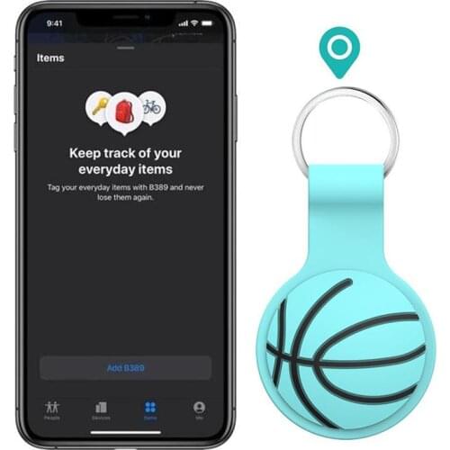 Protective Case Compatible For Airtags Locator Tracker Silicone Protective Cover Anti-Lost Basketball Protective Cover