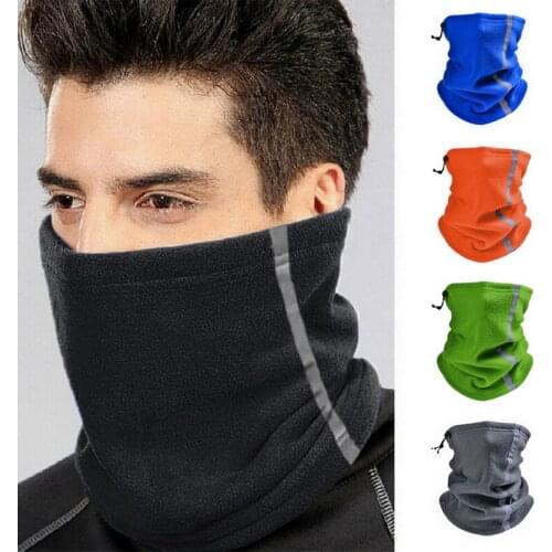 Winter Windproof Scarves Fleece Tube Bandana Scarf Mask Soft Half Face Cover SKi Snowboard Neck Warmer Gaiter Fashion Women Men