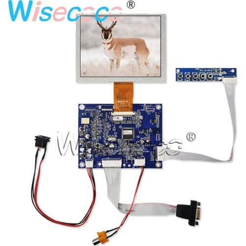 ZJ050NA-08C 5 INCH LCD Screen 640x480 display panel with VGA AV Control Board FPC 50 pins For DIY project