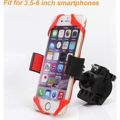 360 Rotation Bicycle Phone Holder For Huawei iPhone Samsung Universal Mobile Phone Holder Bike Handlebar Clip Stand GPS Mount