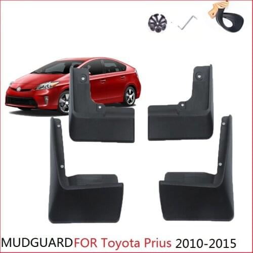 FOR Toyota Prius 2010 2011 2012 2013 2014 2015 Fender Mud Flaps Guard Mudguard Splash Flap Car Accessories 4PCS