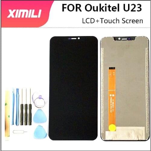 6.18 inch For Oukitel U23 LCD Display+Touch Screen Screen Digitizer Assembly Repair Parts For Oukitel U23 LCD+Free Tools +3m
