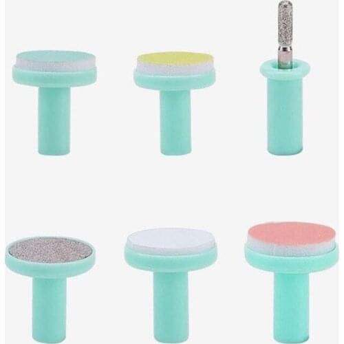 6PCS Baby Nail Trimmer Grinding Heads Kids Infant Nail Trimmer Head Replacement Baby Nail Trimmer accessories