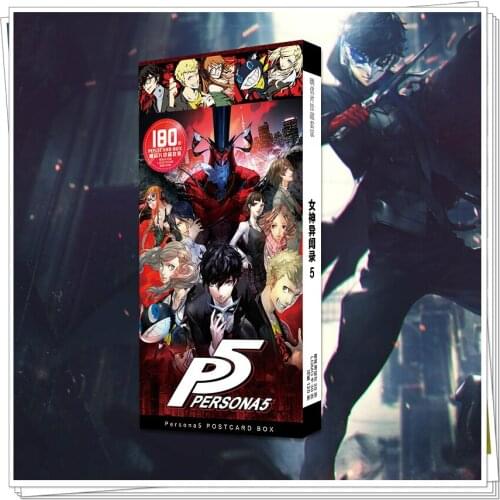 Anime Persona5 Persona 5 Protagonist Joker Ren Amamiya Ryuji Sakamoto Postcard Post Cards Sticker Artbook Brochure Cosplay Book