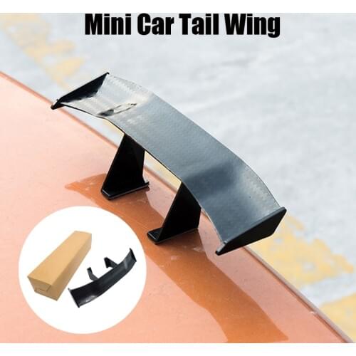 Car Spoiler Wings Car Mini Auto Fiber Decoration For Mercedes W203 W205 W204 W211 W212 For Audi A3 8P 8L A4 B5 B6 A6 C5 C6 A8 D2