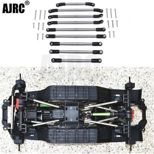 Axial AXI03007 SCX10 III Jeep Wrangler AXI03007 stainless steel positive and negative teeth adjustable whole car pull rod