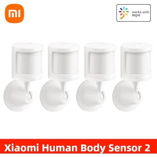 Xiaomi Human Body Sensor 2 Wireless Light Intensity Movement Motion Sensor Smart Home Kit w/ Holder for Bluetooth Mesh Gateway