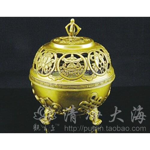 The Temple Buddha / incense / net furnace, copper eight auspicious, incense powder / coil / tower incense