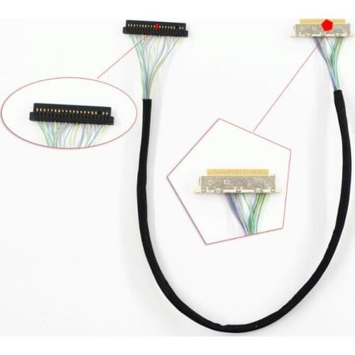 LVDS LCD Panel cable support 20 pin FIS connector 6/8 bit lcd screen for DN2800MT D2700MT DH61AG DQ77KB PC motherboard