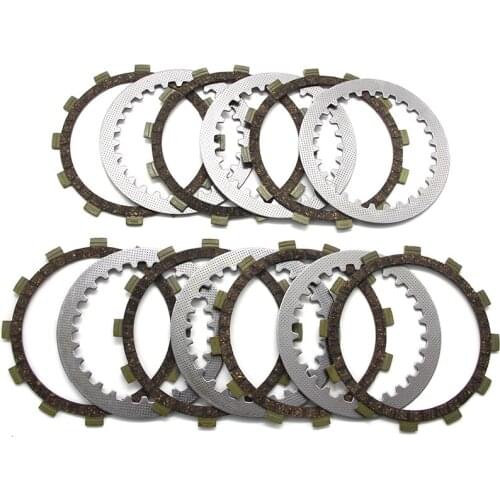 Motorcycle Clutch Friction Disc Plate Kit For Yamaha YFP350U Terra Pro YFM350FX Wolverine YFM400 YFM40S YFM400F YFM400FH YFM40FB