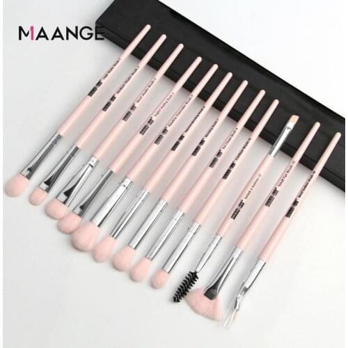 Makeup brushes set professional 12 pcs/lot Makeup Brushes Set Eye Shadow Blending Eyeliner Eyelash Eyebrow Brush For Makeup Tool