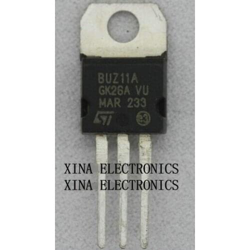BUZ11A BUZ 11A 26A/50V TO-220 ROHS ORIGINAL 10PCS/lot Free Shipping Electronics composition kit