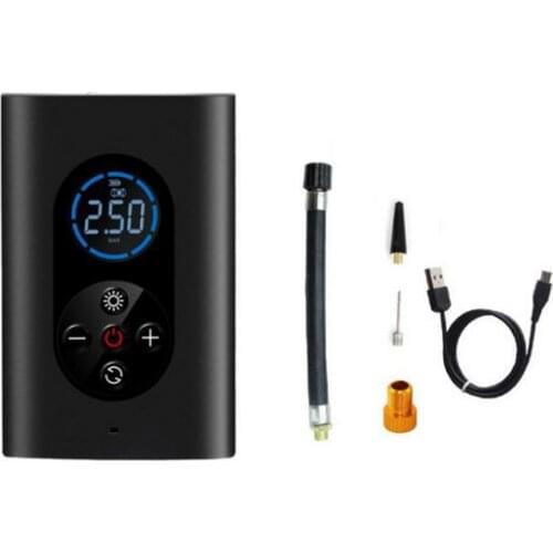 Portable Car Air Compressor Electric Wireless Tire Inflator Air Pump Rechargeable LED Light Digital Auto for Car Motorcycle Ball