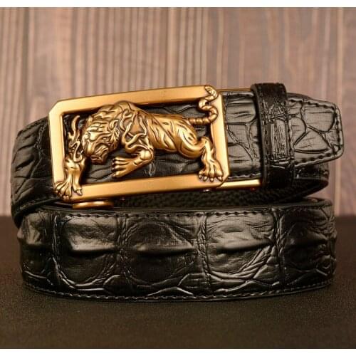 Fashion Mens belt leather metal Knife belt for men Dragon copper sword belt knife wild personality
