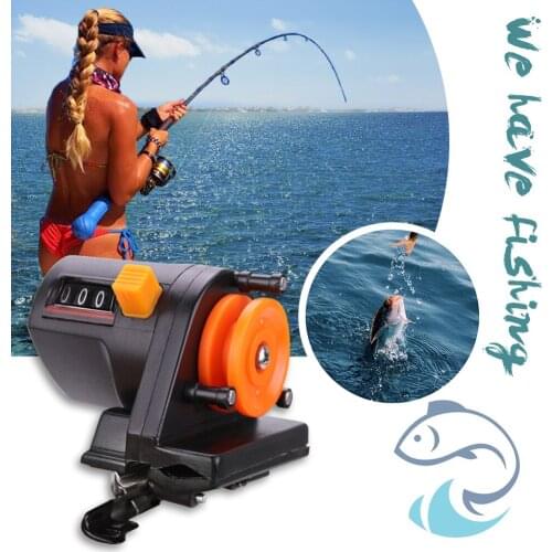 Fishing Line Counter 0-999m Line Depth Finder Length Gauge Portable Full-featured Equipped Professional Fishing Tackle
