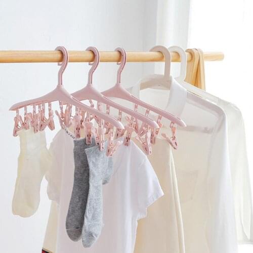 Clothes Hanger Windproof Creative Useful Closet Organizer Space Saver Clothing Hanger Drying Racks Scarf Storage for Home
