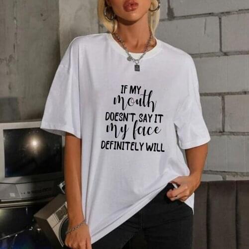 Letter Printed Woman T Shirt Oversized Short Sleeve Tshirt O Neck Fashion Summer Womens Tops Tees High Quality T-Shirt Women