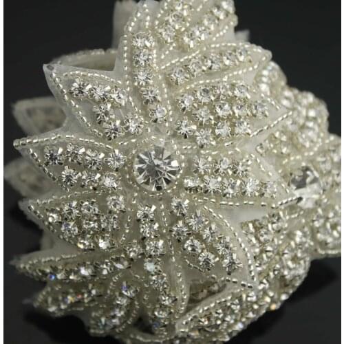 10Yards Crystal Rhinestone Trim Hot Fix Iron on Rhinestone Applique Bridal Rhinestones Belt Sash