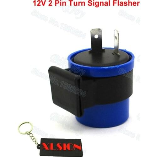 12V 2 Pin Flasher Blinker Relay Beeper Turn Signal For Motorcycle Indicator Light ATV Quad