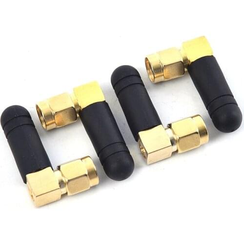 2PCS Mini Rubber 3dBi 2.4ghz WIFI Antenna SMA Male Router Bluetooth Antennas