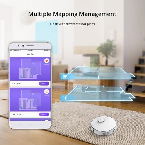 360 S5 Smart Robotic Vacuum Cleaner LDS Automatic Mopping Memory Sweeping